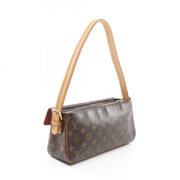LOUIS VUITTON Brown Monogram Leather Shoulder Bag - Picture 3 of 10